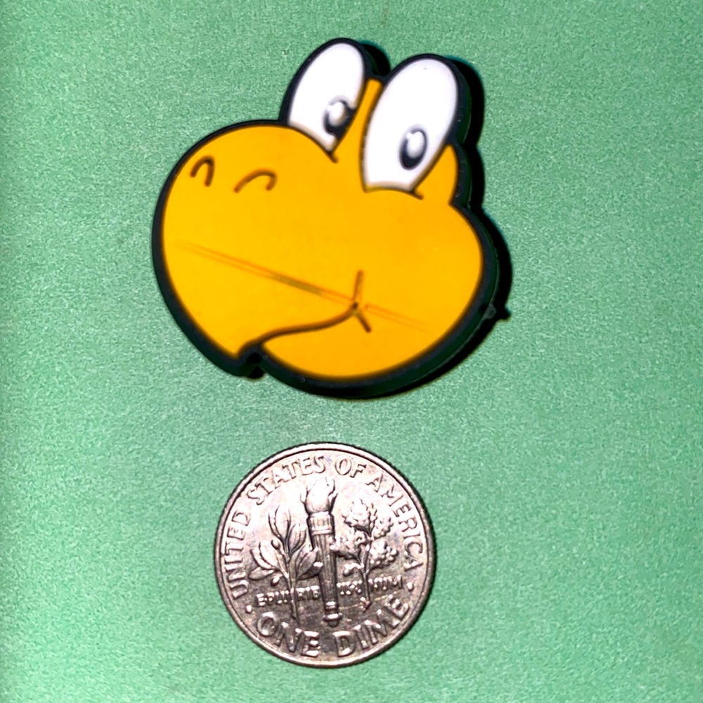 (10 for $15) Koopa Super Mario Bros Nintendo Crocs Shoe Charms